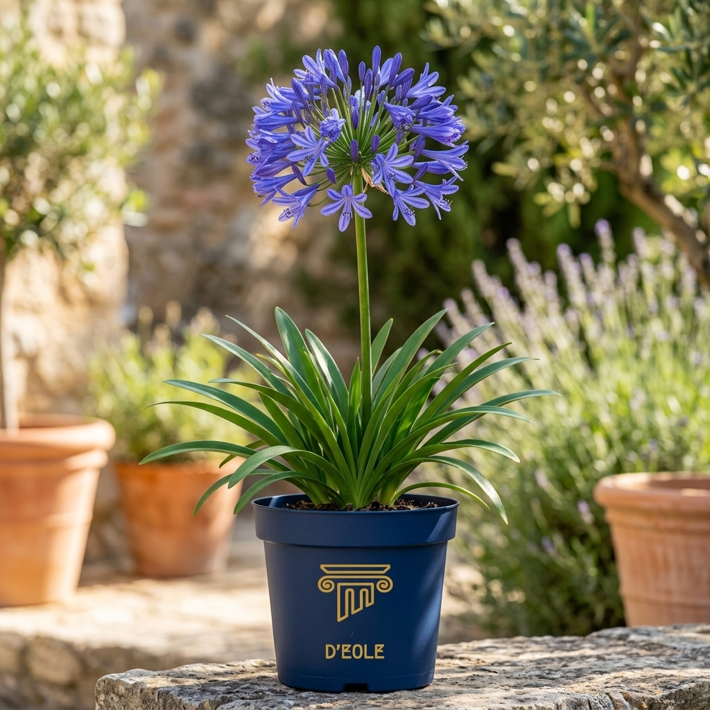 Agapanthe godet C3L vivace méditerranéenne fleurs bleues jardinerie Istres