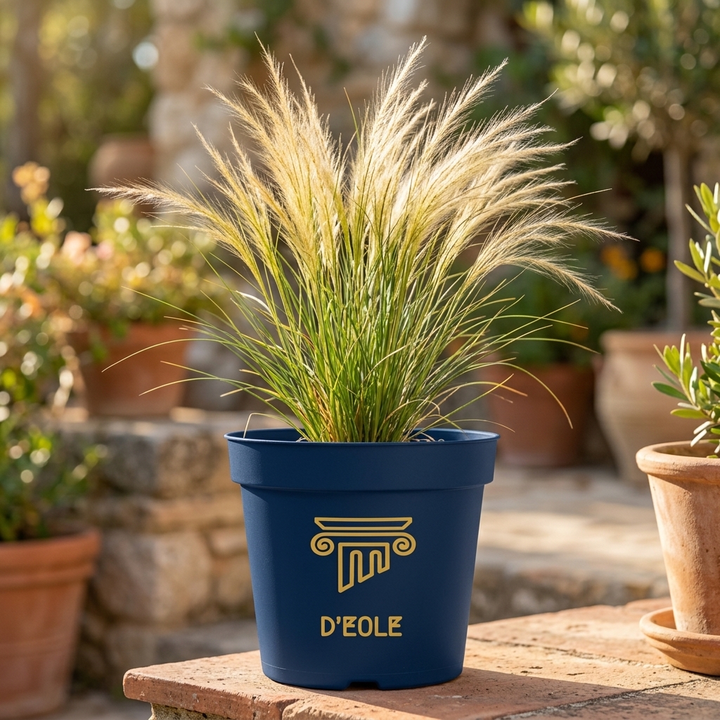 Stipa en godet C3L, graminée ornementale méditerranéenne adaptée aux jardins secs ensoleillés