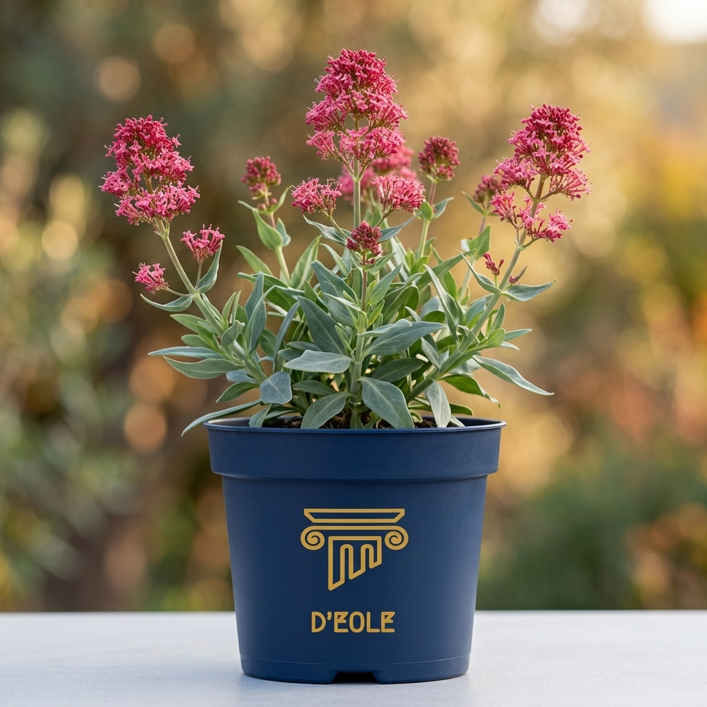 Plant de Valériane en godet C3L, vivace méditerranéenne à floraison rose, jardinerie Istres